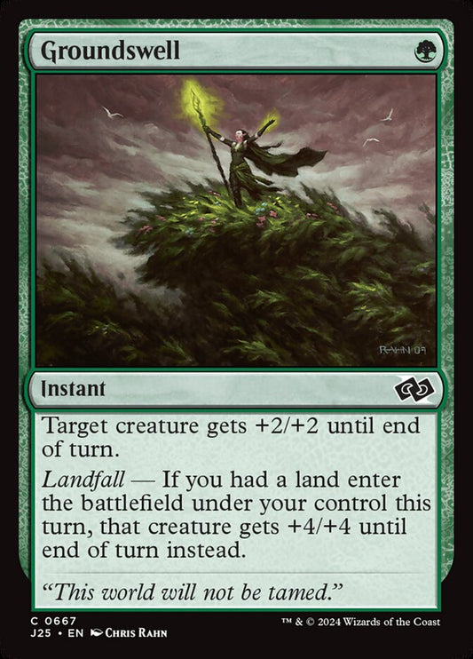 MTG Card Title: Groundswell J25/667