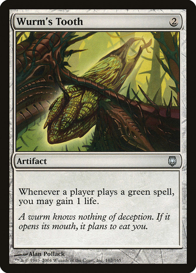 MTG Card Title: Wurm's Tooth DST/162