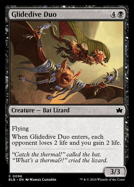 MTG Card Title: Glidedive Duo BLB/96