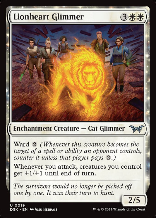 MTG Card Title: Lionheart Glimmer DSK/19