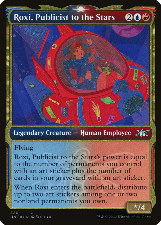 MTG Card Title: Roxi, Publicist to the Stars UNF/520