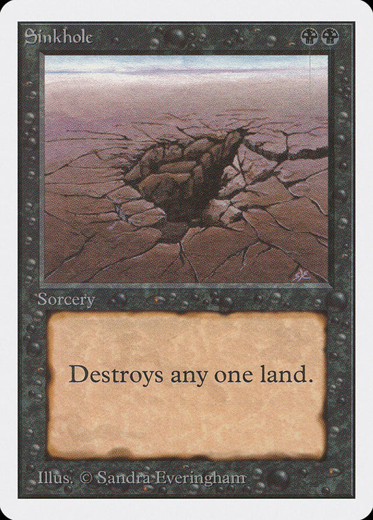 MTG Card Title: Sinkhole 2ED/130