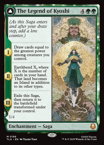 MTG Card Title: The Legend of Kyoshi // Avatar Kyoshi TLA/186