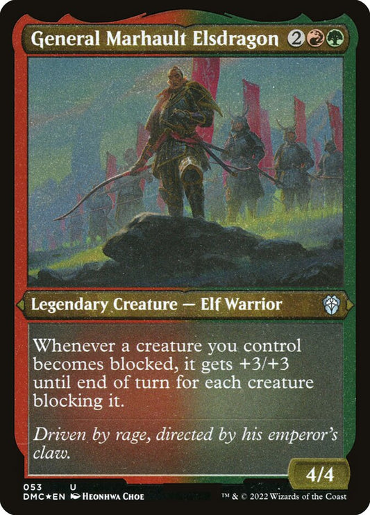 MTG Card Title: General Marhault Elsdragon DMC/53