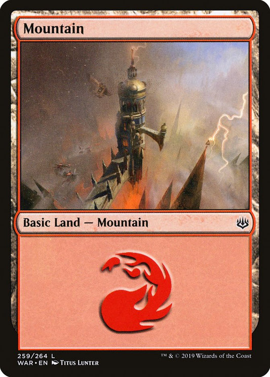 MTG Card Title: Mountain WAR/259