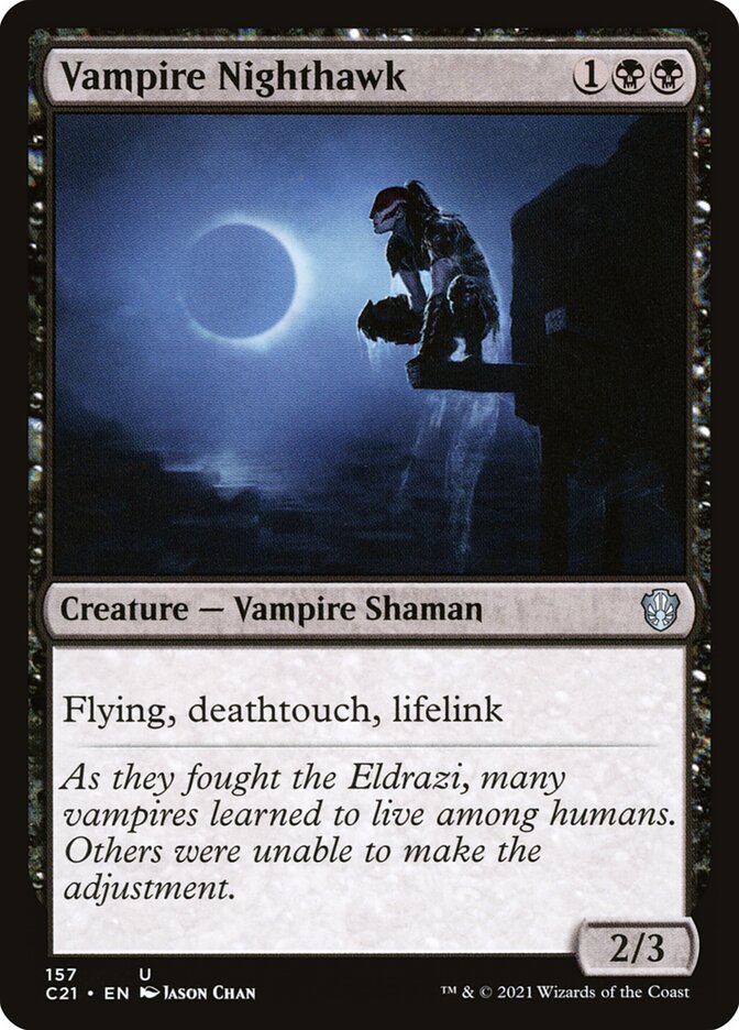 MTG Card Title: Vampire Nighthawk C21/157