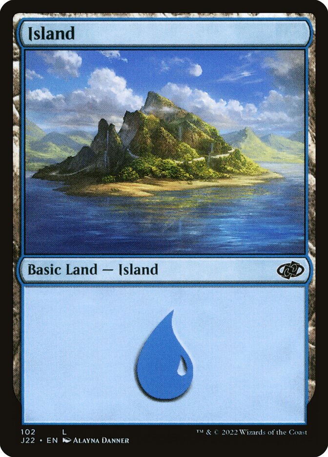 MTG Card Title: Island J22/102