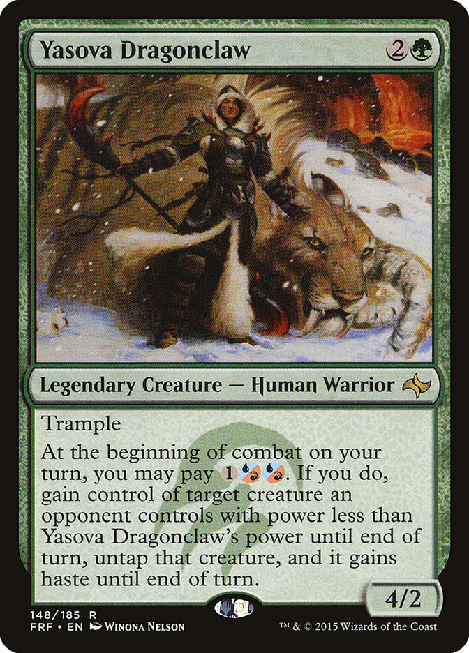 MTG Card Title: Yasova Dragonclaw FRF/148