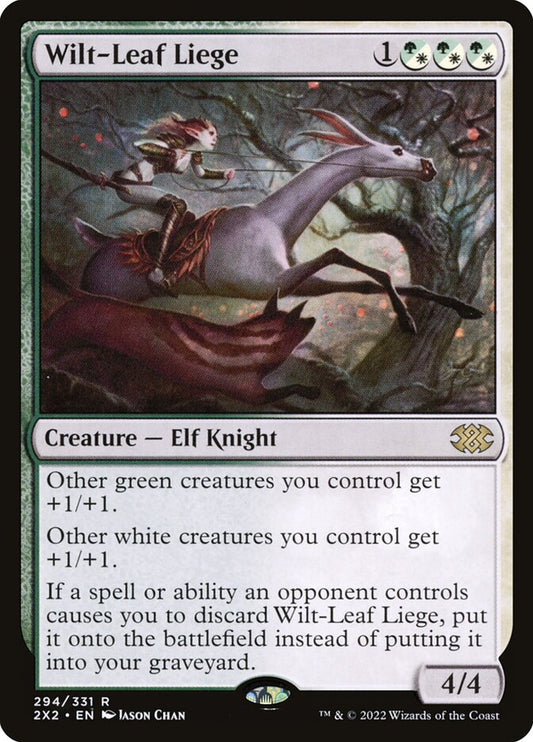 MTG Card Title: Wilt-Leaf Liege 2X2/294