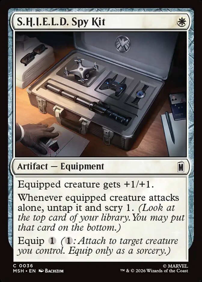 MTG Card Title: S.H.I.E.L.D. Spy Kit MSH/36