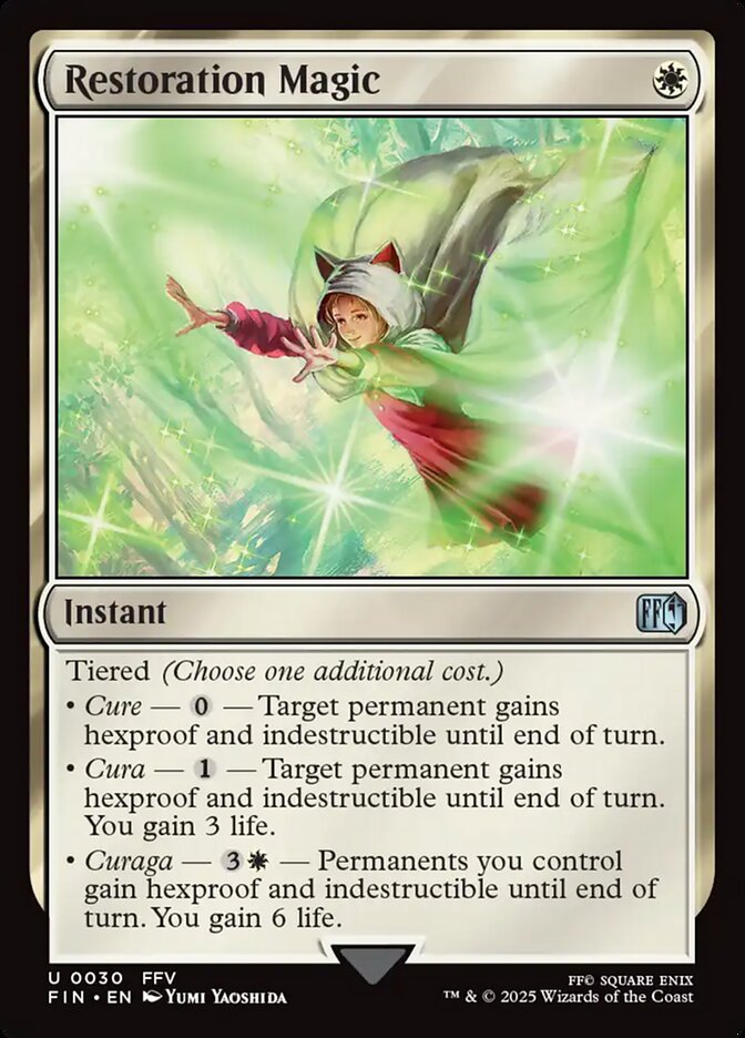 MTG Card Title: Restoration Magic FIN/30