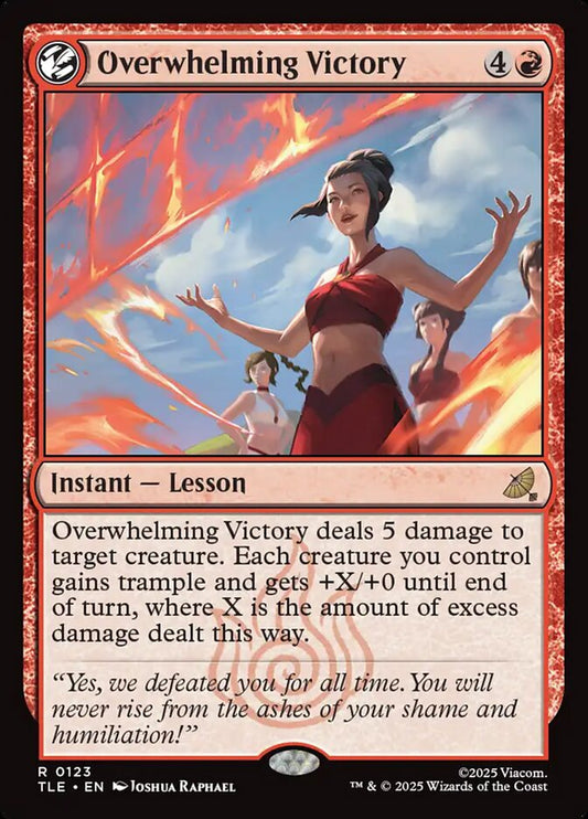 MTG Card Title: Overwhelming Victory TLE/123