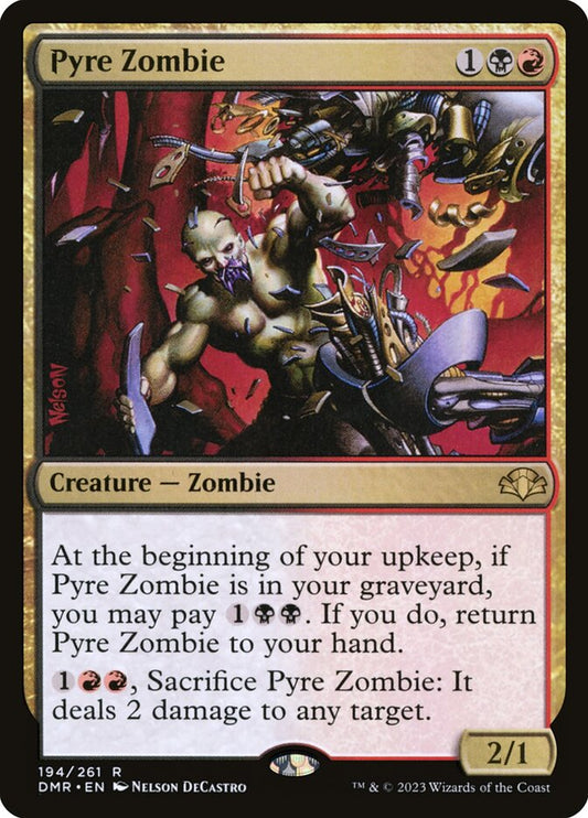 MTG Card Title: Pyre Zombie DMR/194