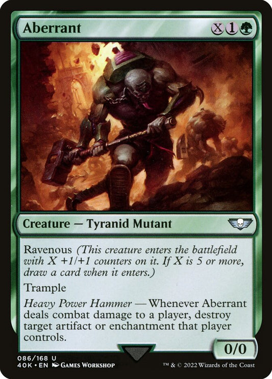 MTG Card Title: Aberrant 40K/86