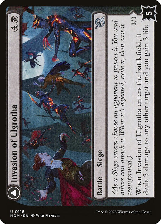 MTG Card Title: Invasion of Ulgrotha // Grandmother Ravi Sengir MOM/116