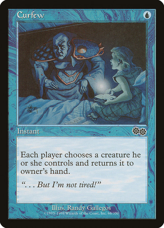 MTG Card Title: Curfew USG/68