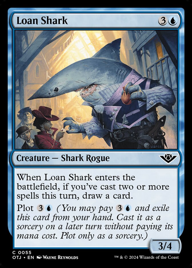 MTG Card Title: Loan Shark OTJ/55