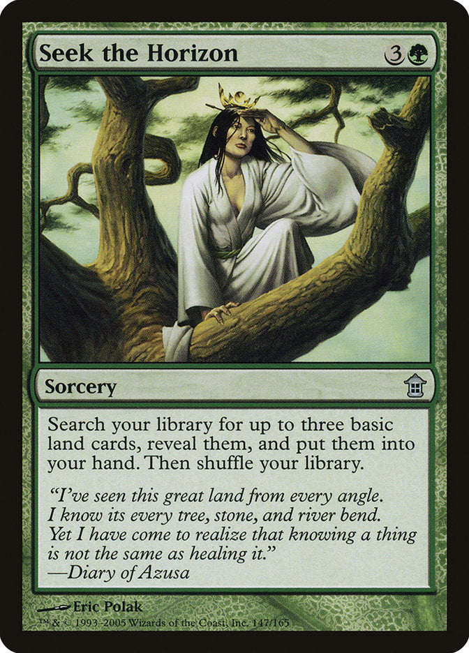 MTG Card Title: Seek the Horizon SOK/147