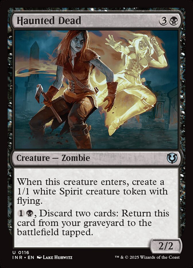 MTG Card Title: Haunted Dead INR/116