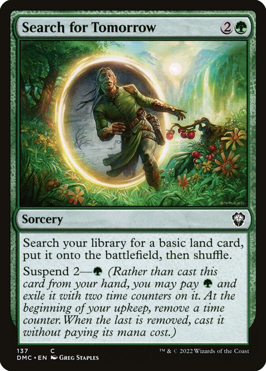 MTG Card Title: Search for Tomorrow DMC/137