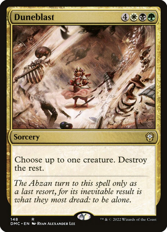 MTG Card Title: Duneblast DMC/148