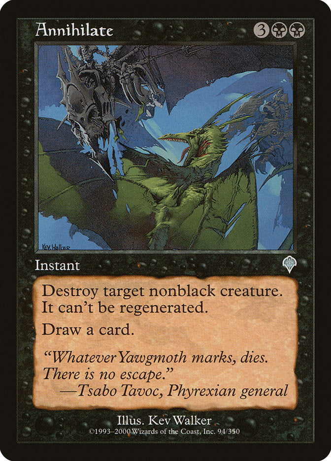 MTG Card Title: Annihilate INV/94