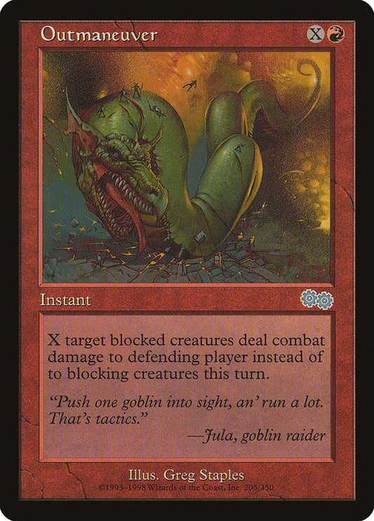 MTG Card Title: Outmaneuver USG/205