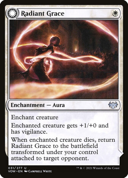 MTG Card Title: Radiant Grace // Radiant Restraints VOW/31