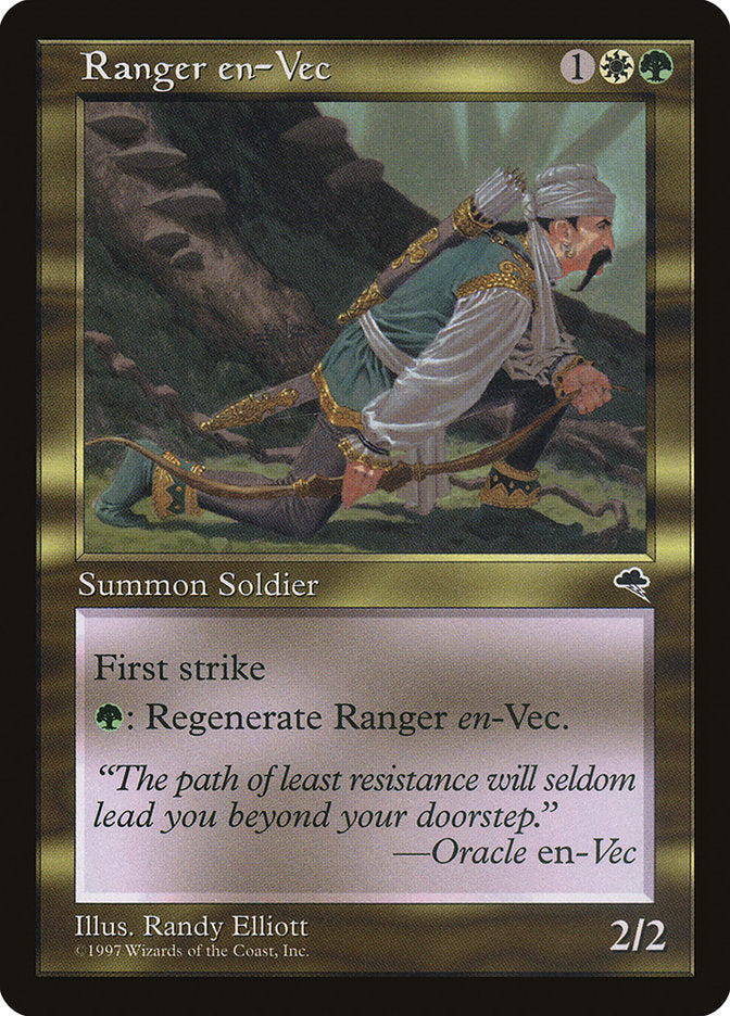 MTG Card Title: Ranger en-Vec TMP/268