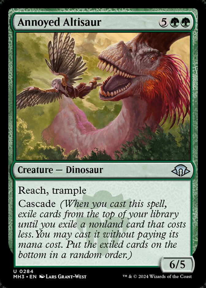 MTG Card Title: Annoyed Altisaur MH3/284