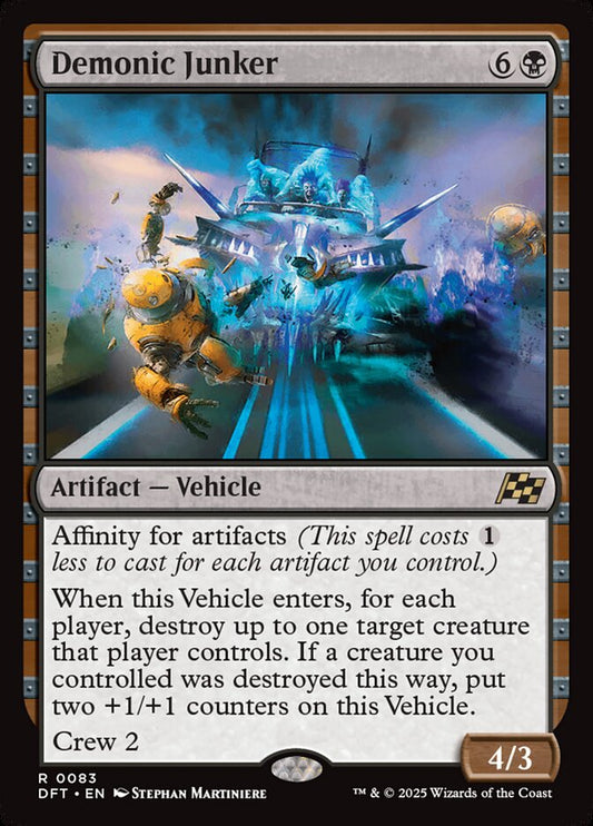 MTG Card Title: Demonic Junker DFT/83
