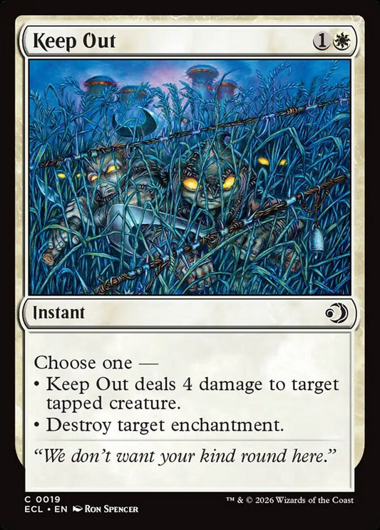 MTG Card Title: Keep Out ECL/19