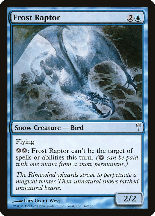 MTG Card Title: Frost Raptor CSP/34