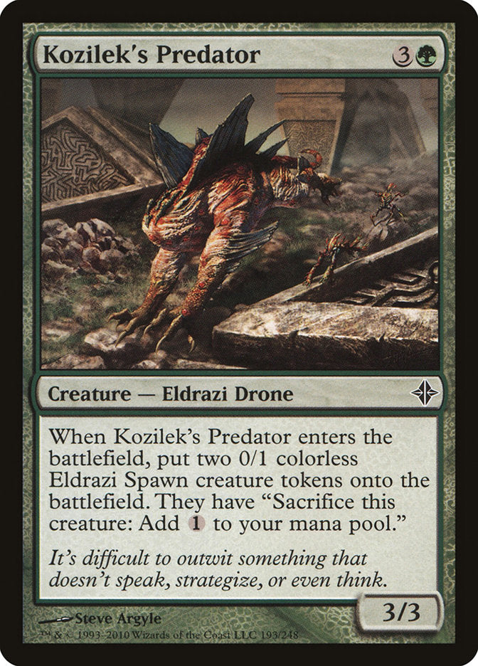 MTG Card Title: Kozilek's Predator ROE/193