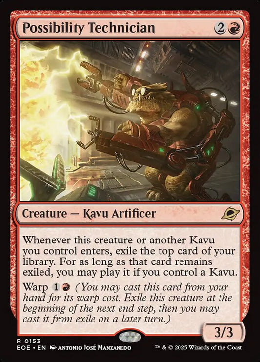 MTG Card Title: Possibility Technician EOE/153