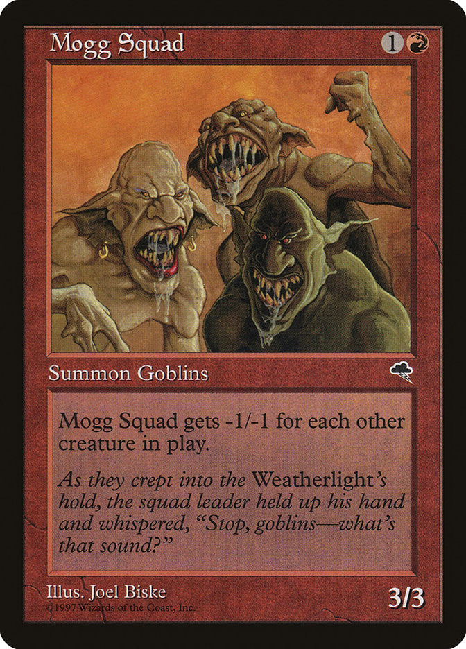 MTG Card Title: Mogg Squad TMP/192