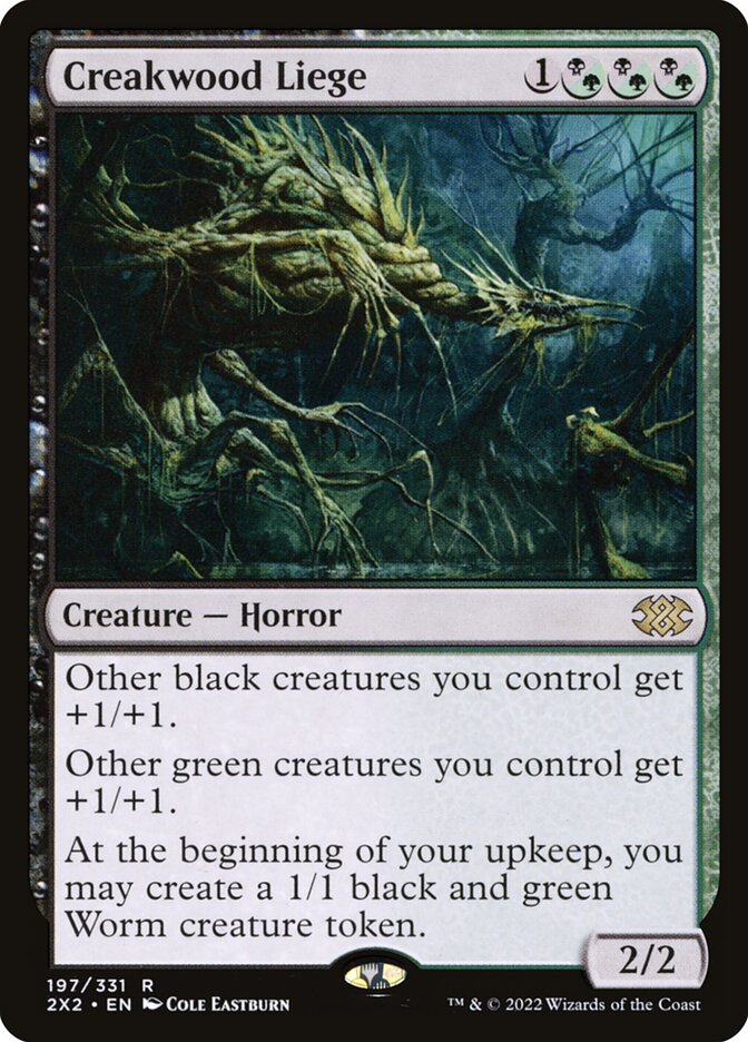 MTG Card Title: Creakwood Liege 2X2/197