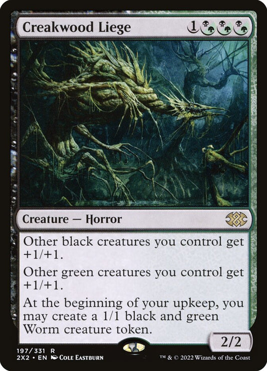 MTG Card Title: Creakwood Liege 2X2/197