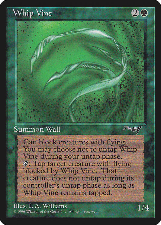 MTG Card Title: Whip Vine ALL/103a