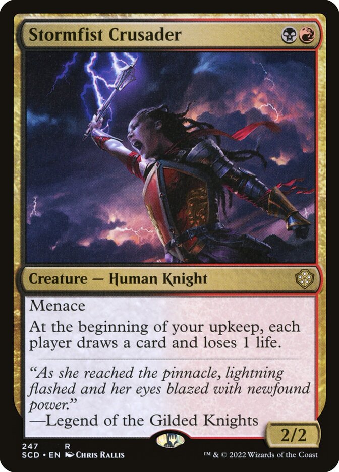 MTG Card Title: Stormfist Crusader SCD/247