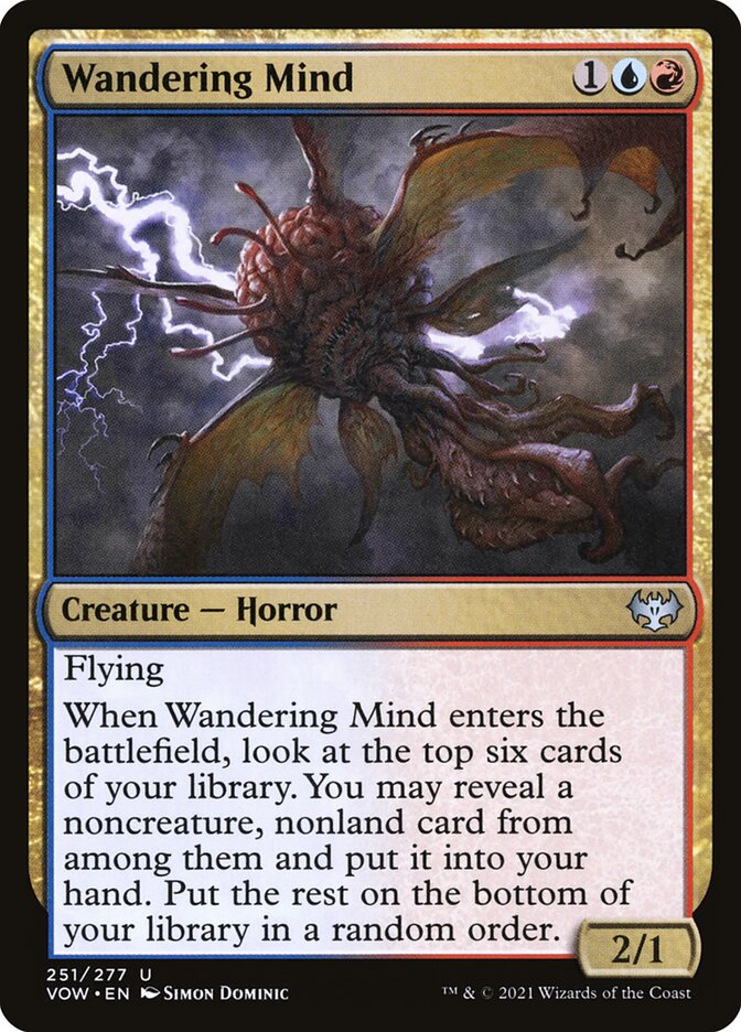 MTG Card Title: Wandering Mind VOW/251