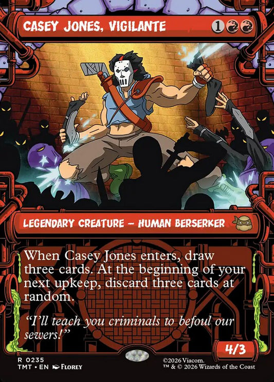 MTG Card Title: Casey Jones, Vigilante TMT/235