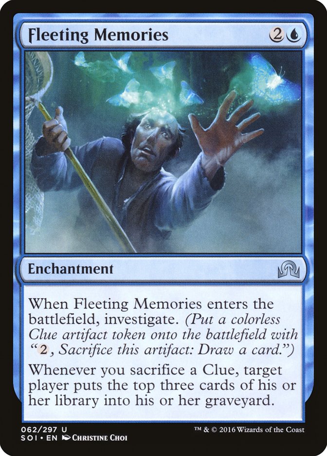 MTG Card Title: Fleeting Memories SOI/62