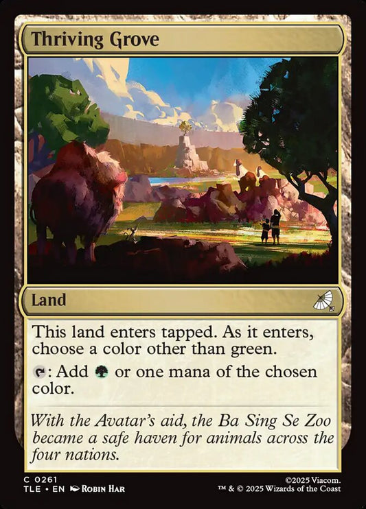 MTG Card Title: Thriving Grove TLE/261