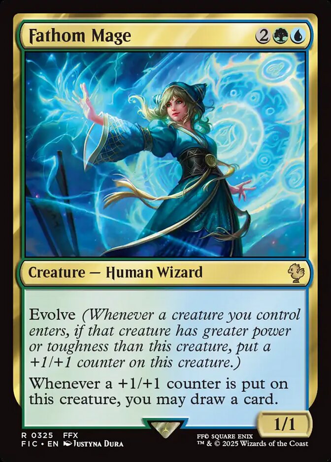 MTG Card Title: Fathom Mage FIC/325