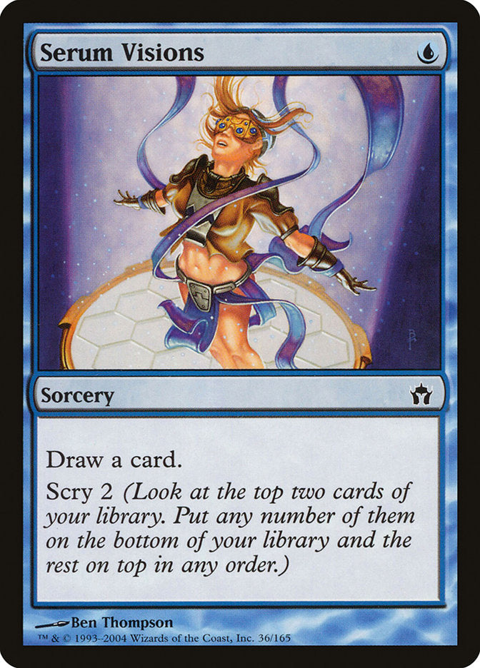 MTG Card Title: Serum Visions 5DN/36