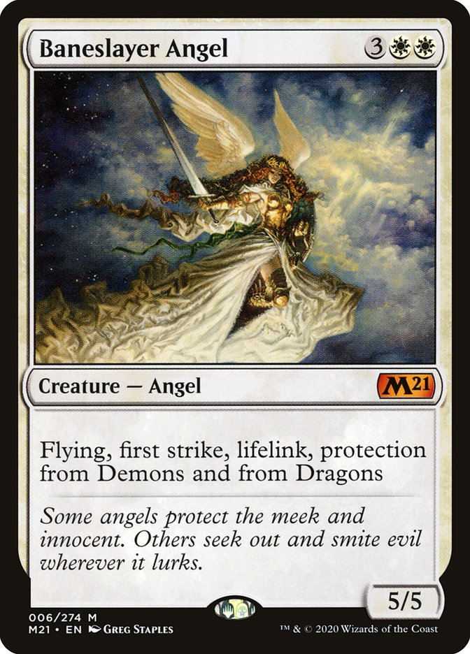 MTG Card Title: Baneslayer Angel M21/6