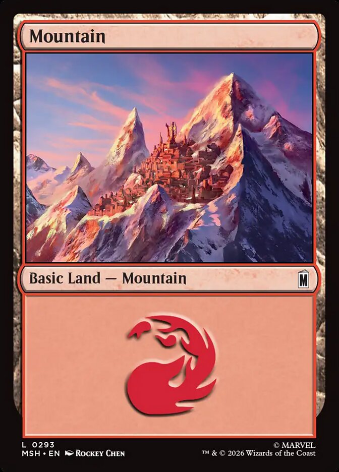 MTG Card Title: Mountain MSH/293
