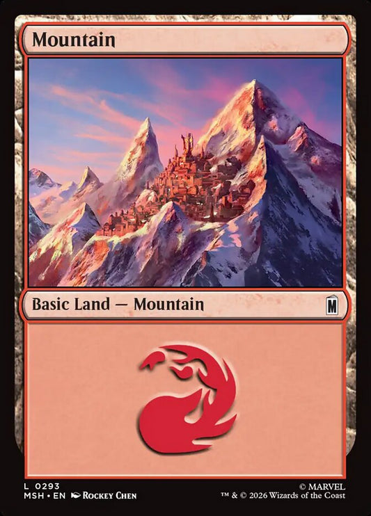 MTG Card Title: Mountain MSH/293
