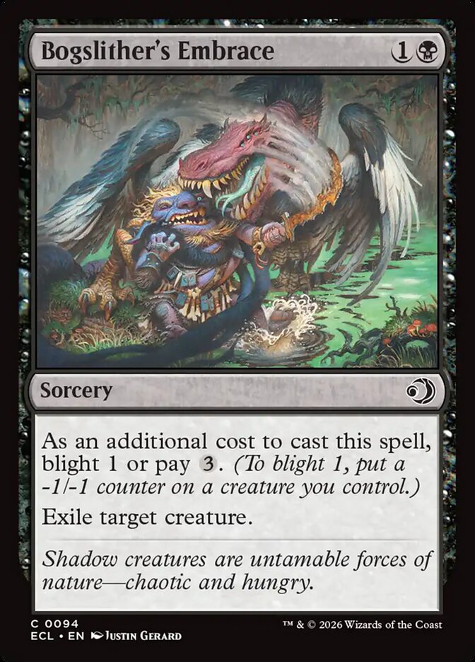 MTG Card Title: Bogslither's Embrace ECL/94